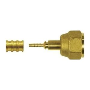 COLDFLEX - 101 ФИТИНГ 1/4 - ПРАВ КОМПЛЕКТ С ГАЙКА И ШАЙБА ЗА КЕРБОВАНЕ